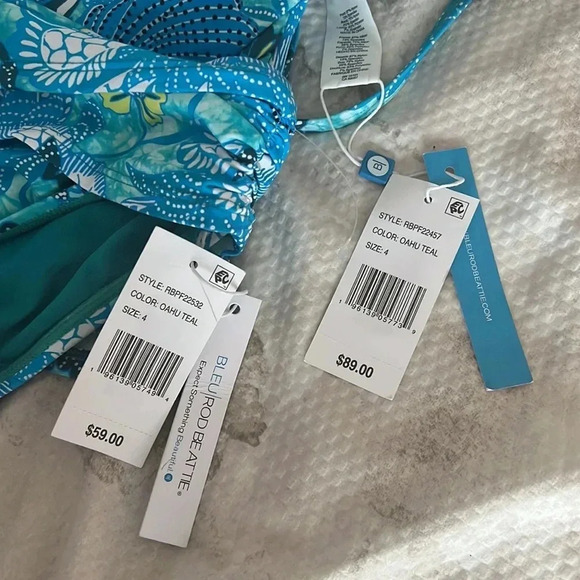 Bleu Rod Beatttie Paradise Found Tankini Swimsuit Top and Bottom - Picture 12 of 12